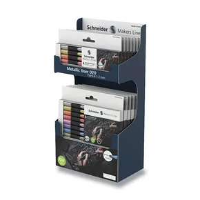 Liner Schneider Paint-it Metallic stojan, 14 súprav